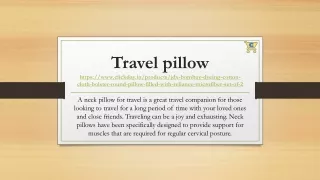 Travel pillow