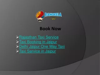 Rajasthan Taxi Service