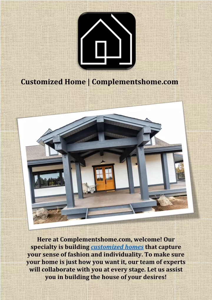 customized home complementshome com