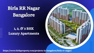Birla RR Nagar Bangalore: Luxurious Living Apartments