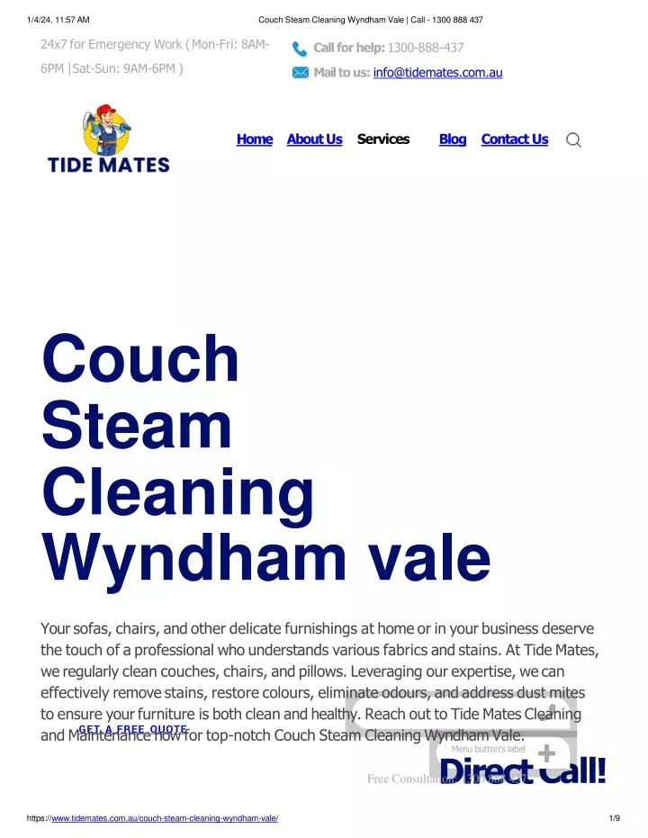 1 4 24 11 57 am couch steam cleaning wyndham vale