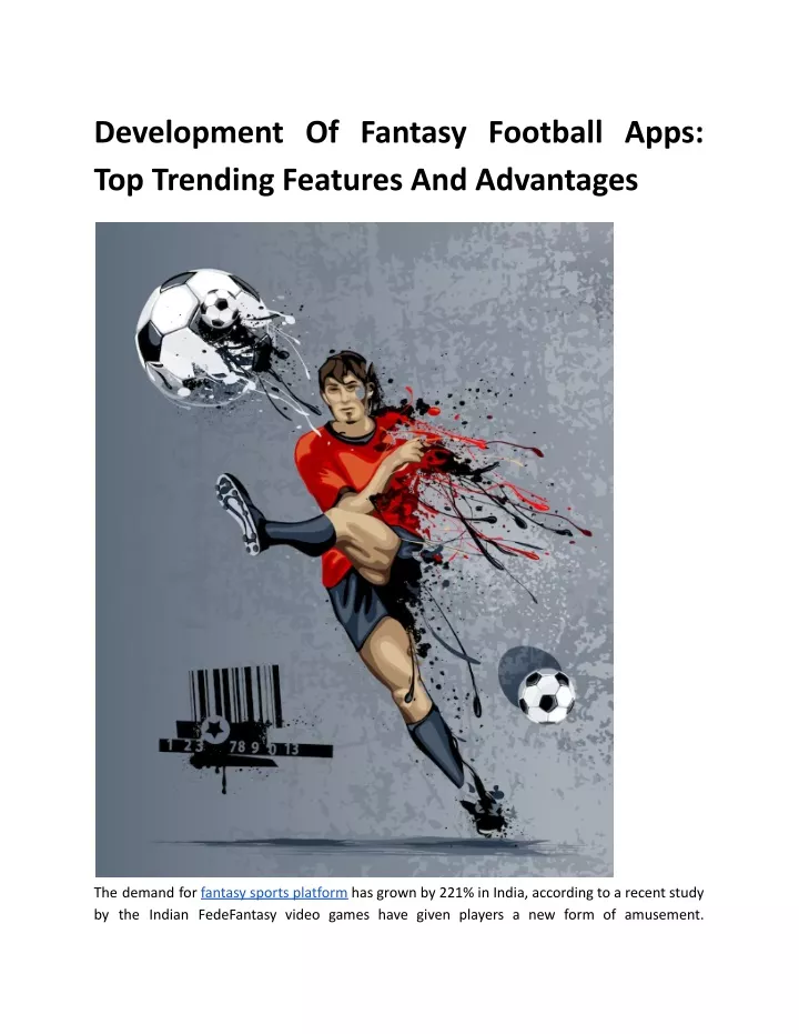 development of fantasy football apps top trending