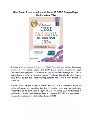 best board exam practice with class 10 cbse