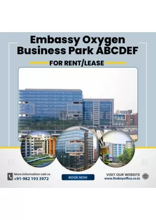 Embassy Oxygen Business Park ABCDEF | Find My Office