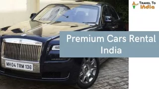 Premium Cars Rental India