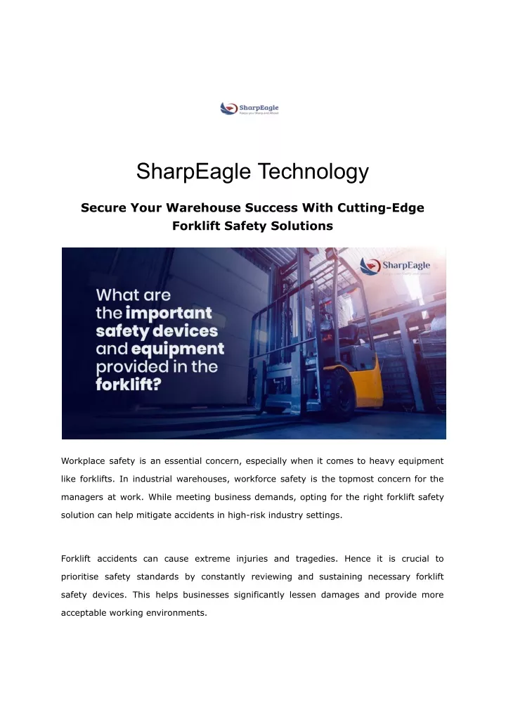 sharpeagle technology