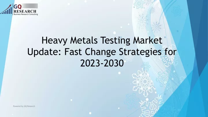 heavy metals testing market update fast change strategies for 2023 2030