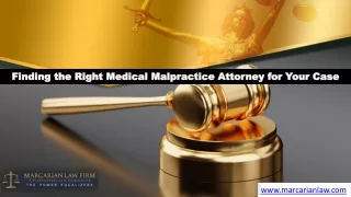 Finding the Right Medical Malpractice Attorney for Your Case