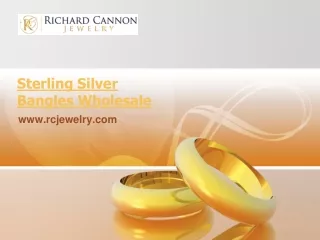 Elegant Sterling Silver Bangles Wholesale - www.rcjewelry.com