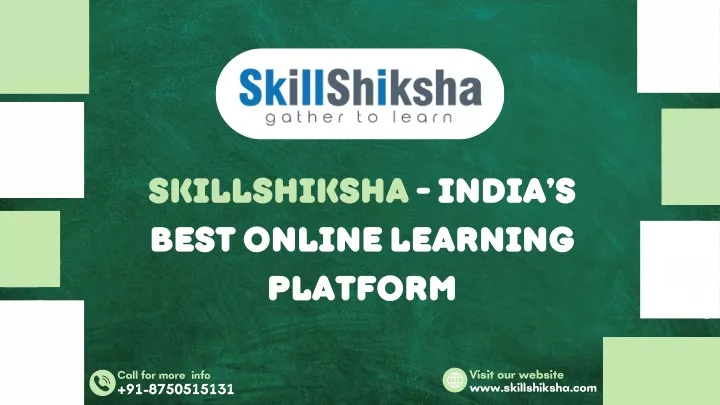 skillshiksha india s best online learning platform