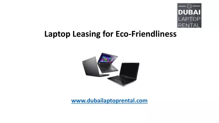 laptop leasing for eco friendliness