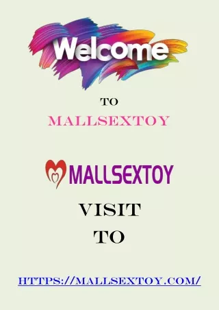 Discover Passion and Desire at MALLSEXTOY - The Leading Sex Shop