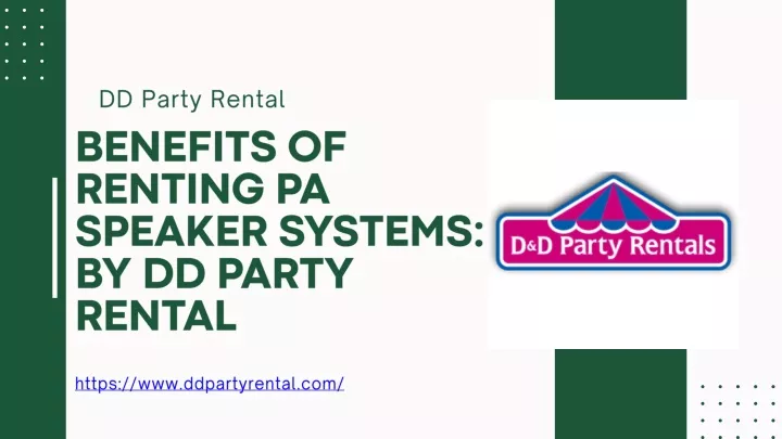 dd party rental