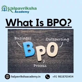What is BPO (Business Process Outsourcing)