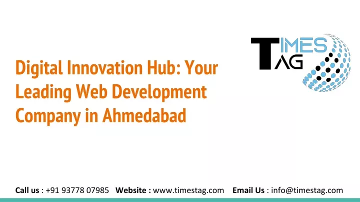 digital innovation hub your leading web develo p ment company in ahmedabad