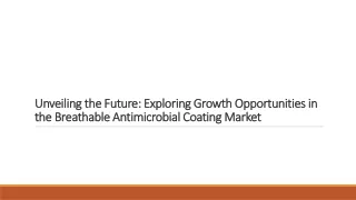 Breathable Antimicrobial Coating Market