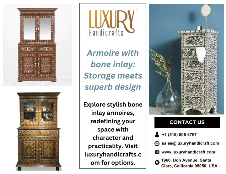 armoire with bone inlay storage meets superb