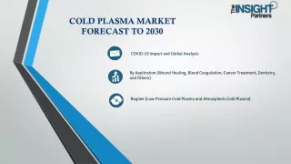 Cold Plasma Market Comprehensive Analysis 2030