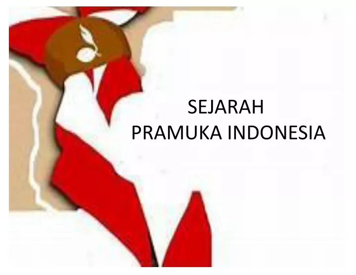 sejarah pramuka indonesia