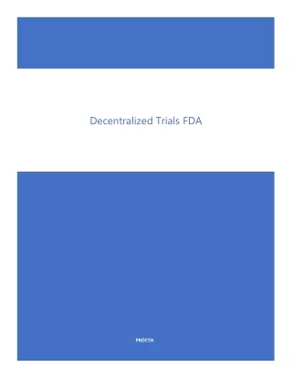 decentralized trials FDA- 04 -01-2024