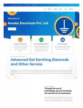 Kasaku Electricals Pvt. ltd. Advanced Gel Earthing Electrode in Delhi NCR