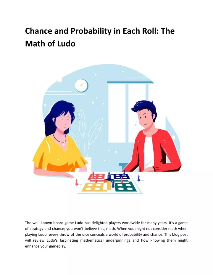 chance and probability in each roll the math