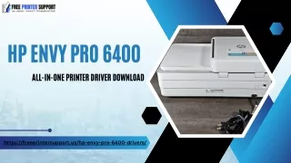 hp envy pro 6400 all in one printer driver