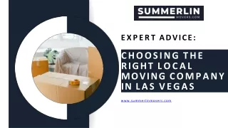 Your Trusted Local Moving Company in Las Vegas