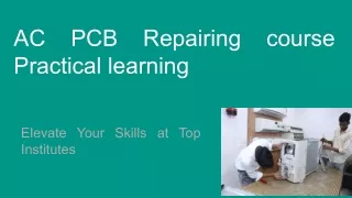ac pcb repairing course practical learning