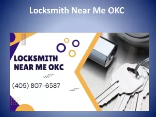 Locksmith Near Me OKC-Locksmith OKlahoma City