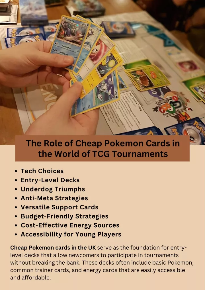 the role of cheap pokemon cards in the world