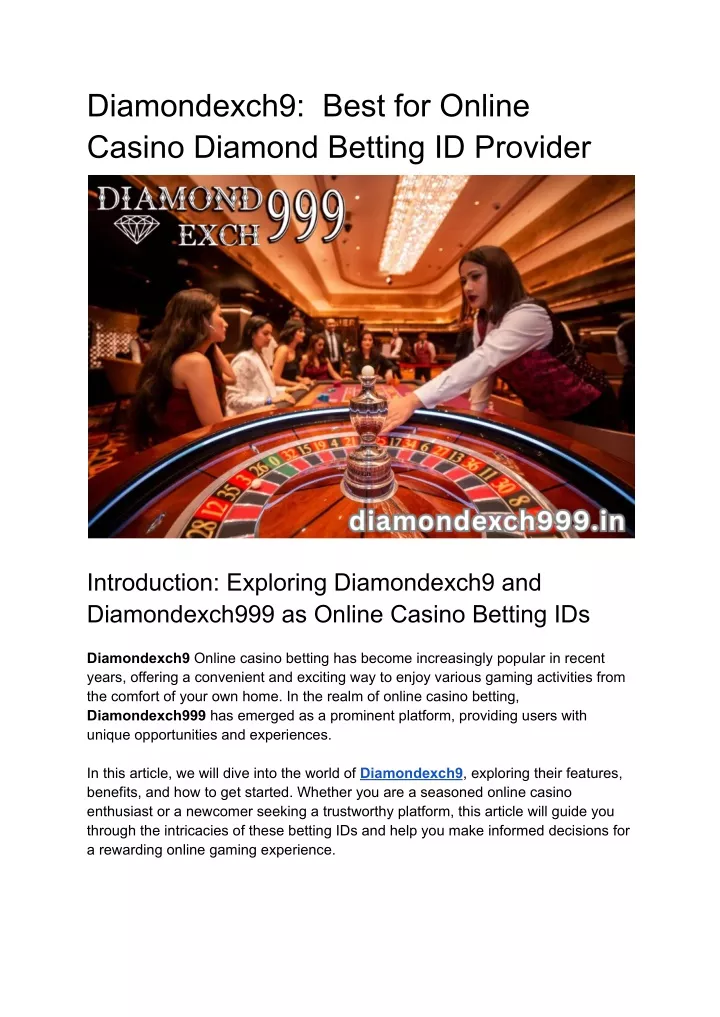 diamondexch9 best for online casino diamond