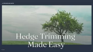 Hedge trimming and care Alwoodley, Roundhay and Leeds