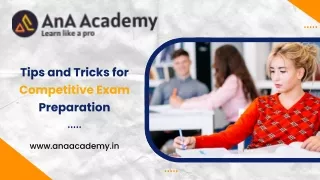 Tips and Tricks for Competitive Exam Preparation