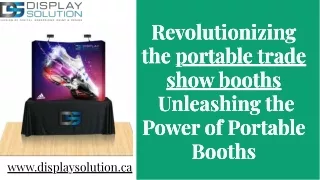 Boost Your Brand Presence with Portable Trade Show Booths