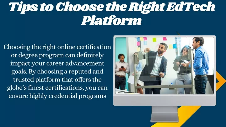 tips to choose the right edtech platform