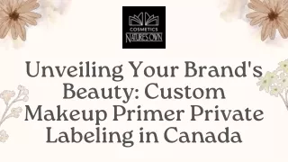 Discover Nature's Own Cosmetics, The Leading Private Label Makeup Primer Manufac