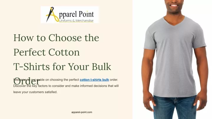 how to choose the perfect cotton t shirts