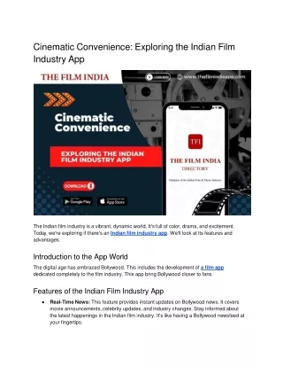 Cinematic Convenience_ Exploring the Indian Film Industry App.docx