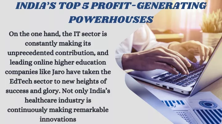 india s top 5 profit generating powerhouses
