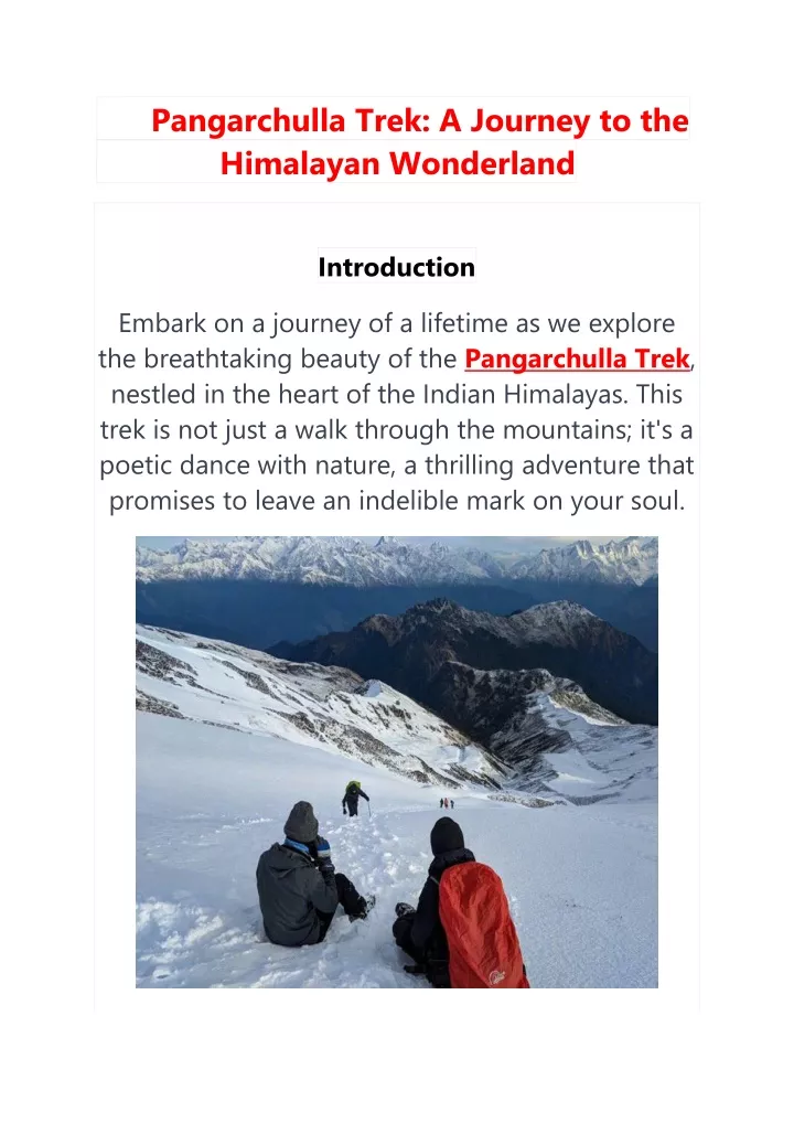pangarchulla trek a journey to the himalayan