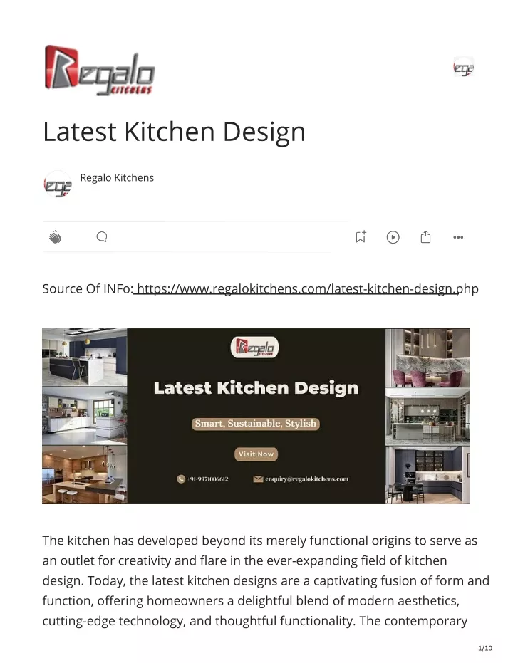 latest kitchen design
