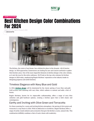 home kitchen best kitchen design color