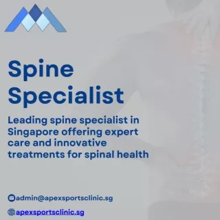 spine specialist Singapore