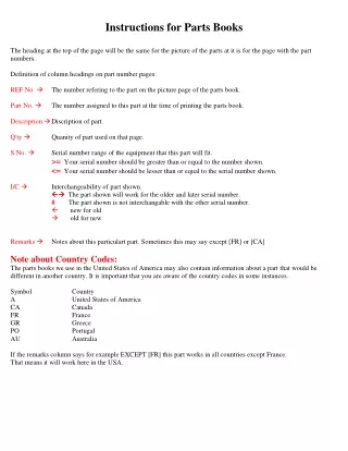 Kubota B20 Tractor Parts Catalogue Manual