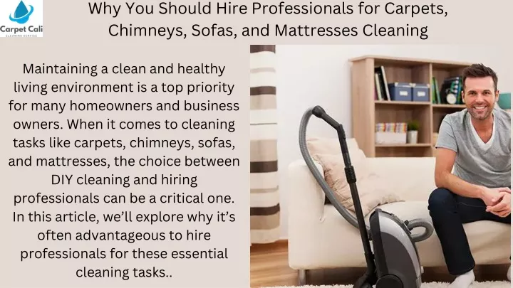 why you should hire professionals for carpets