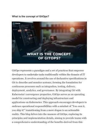 what is the concept of gitops