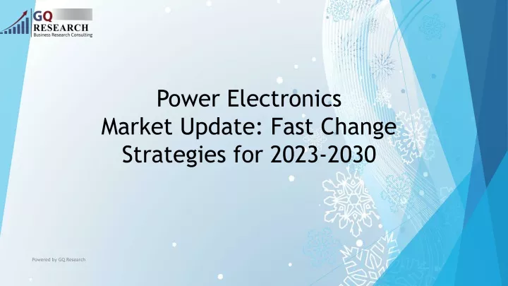 power electronics market update fast change strategies for 2023 2030