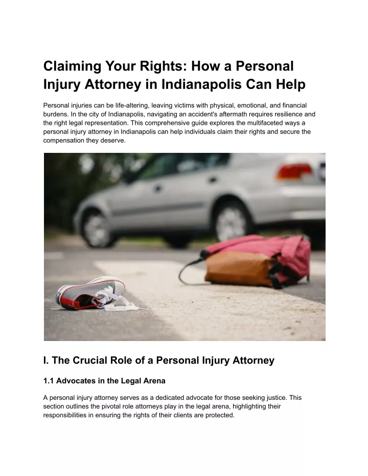 claiming your rights how a personal injury