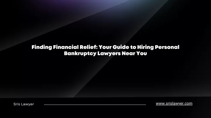 finding financial relief your guide to hiring